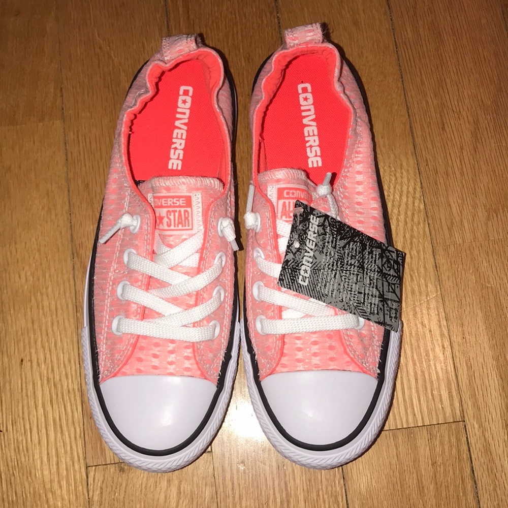 NWT Shoreline Slip White and Hyper Orange/Black  7